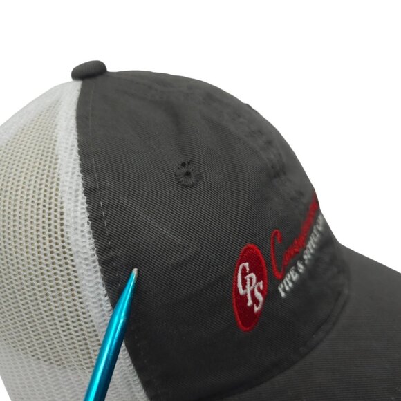 Consolidated Pipe Supply Company Logo Mesh Strapback Cap Trucker Baseball Hat - Picture 7 of 14